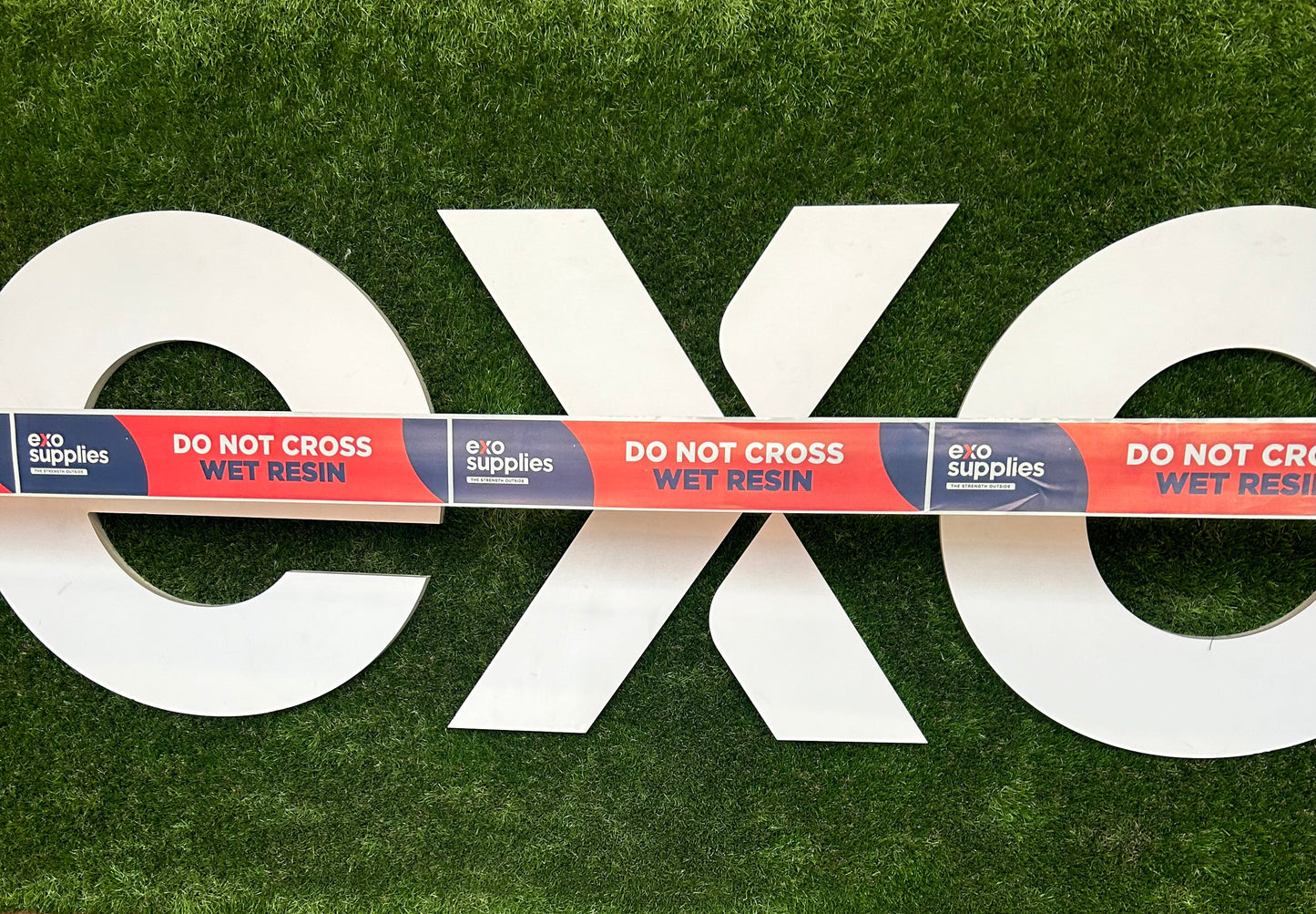 EXO Wet Resin Warning Tape