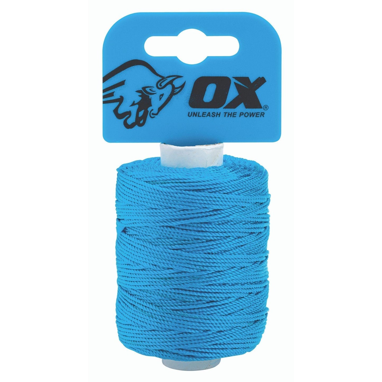 OX Pro Nylon High Vis Builders Line 105m / 350ft - Cyan - Exo Supplies