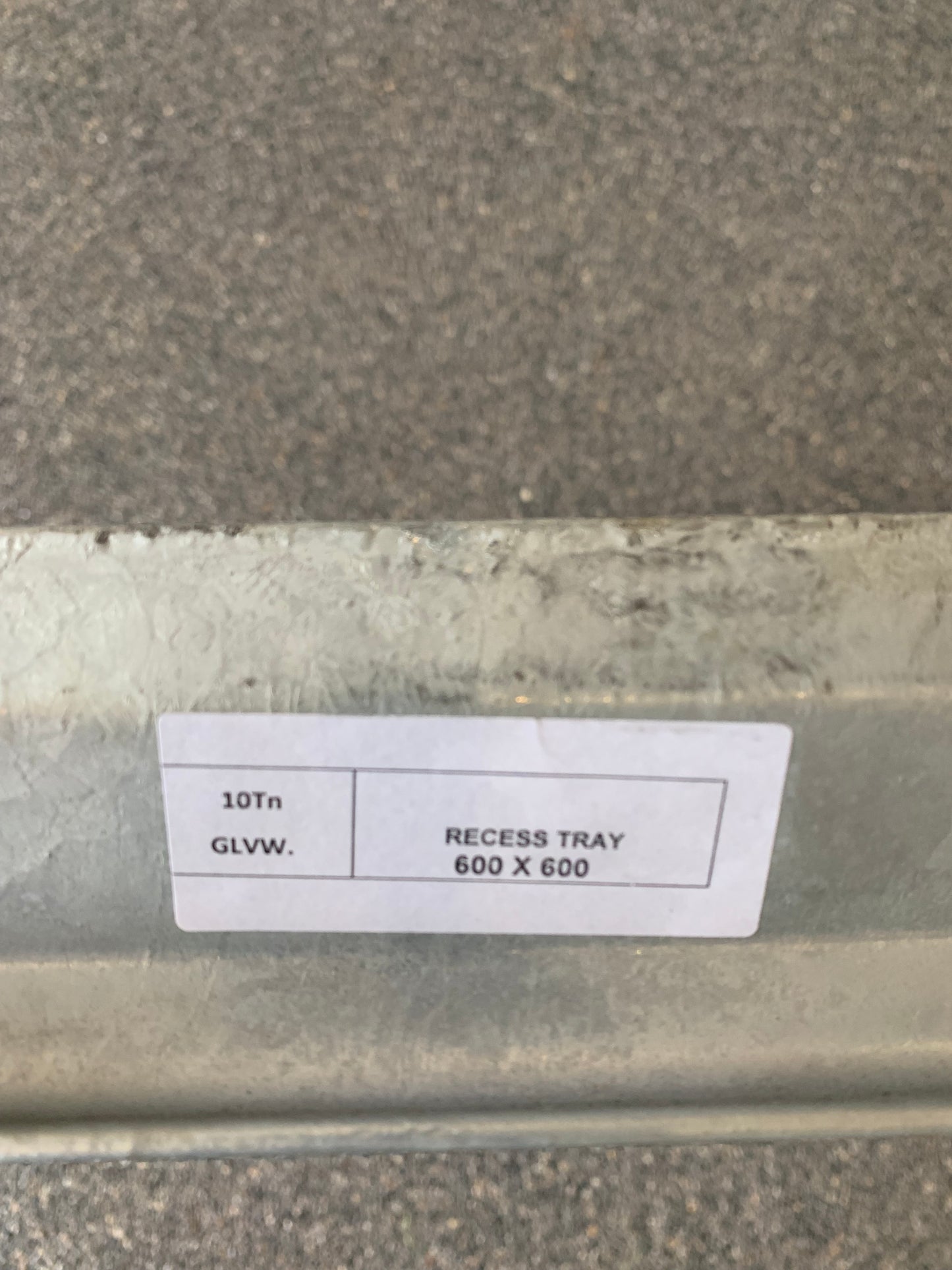 Recessed Manhole 10Tonne 45mm fill 600 x 600 RT6060C