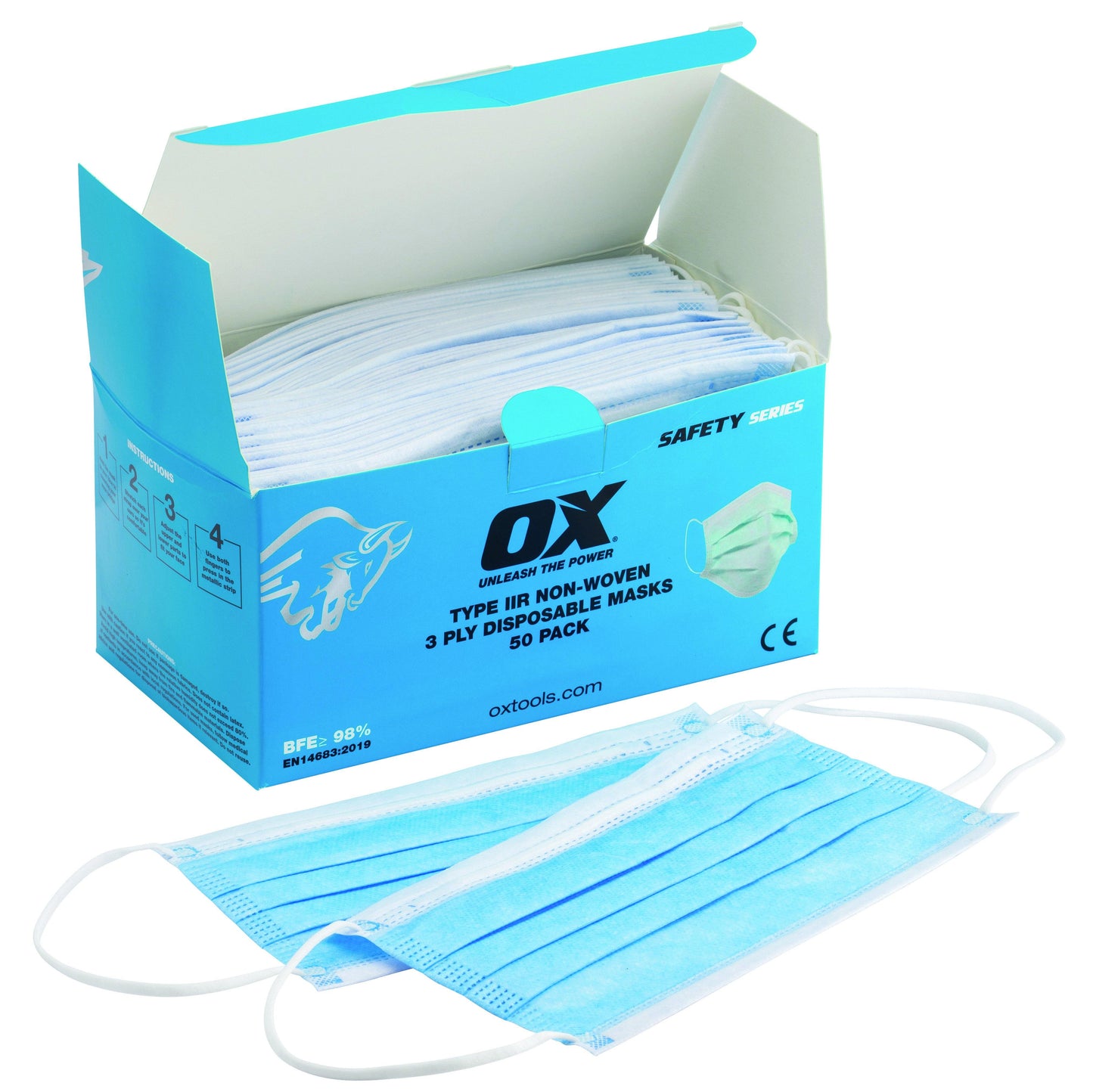 OX Type IIR Face Mask - Pack 10 - Exo Supplies