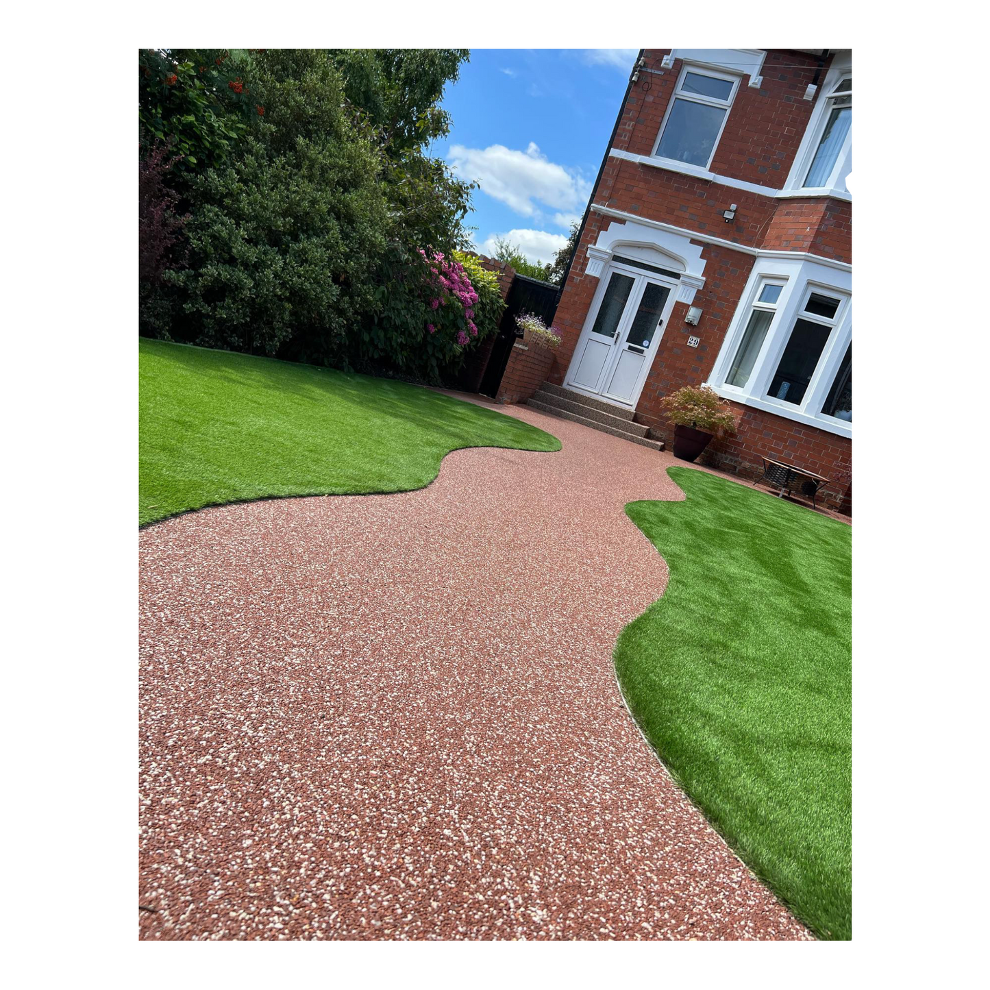 100mm - Pro Edging (2.2m) - Straight Aluminium (5)