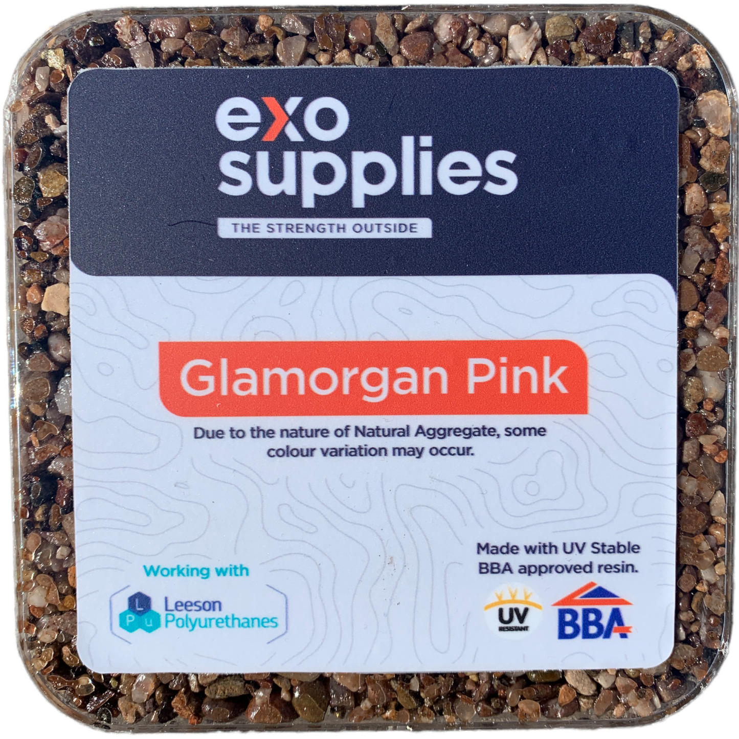 Exo Glamorgan Pink with BBA 7.5kg UV stable Resin