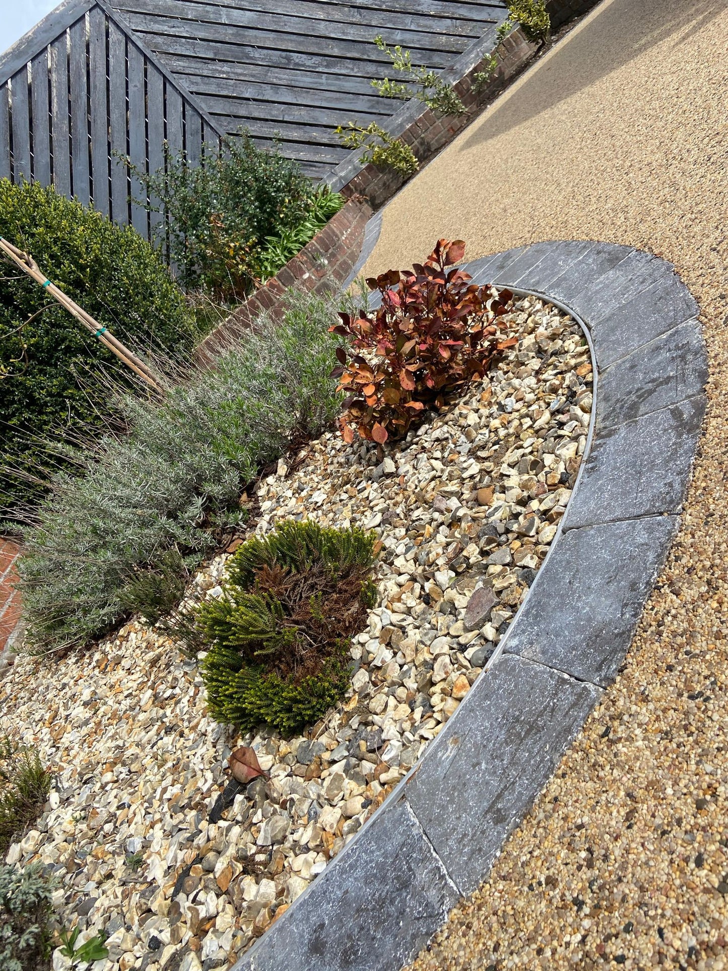 100mm - Pro Edging (2.2m) - Straight Aluminium (5)