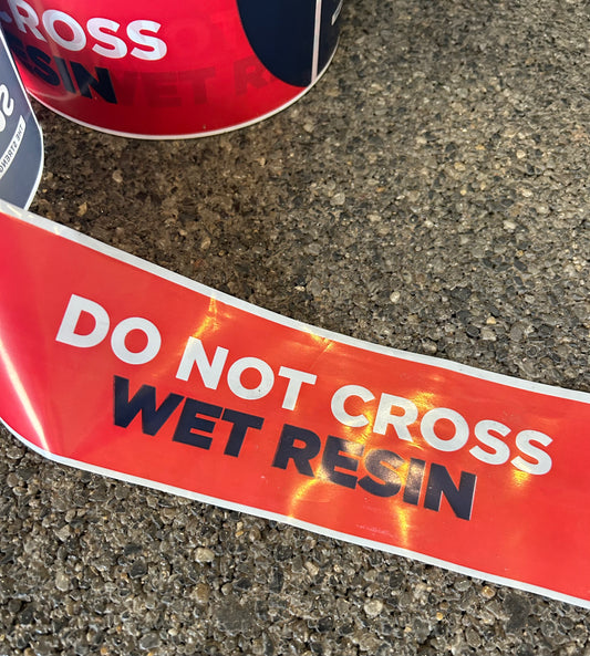 EXO Wet Resin Warning Tape