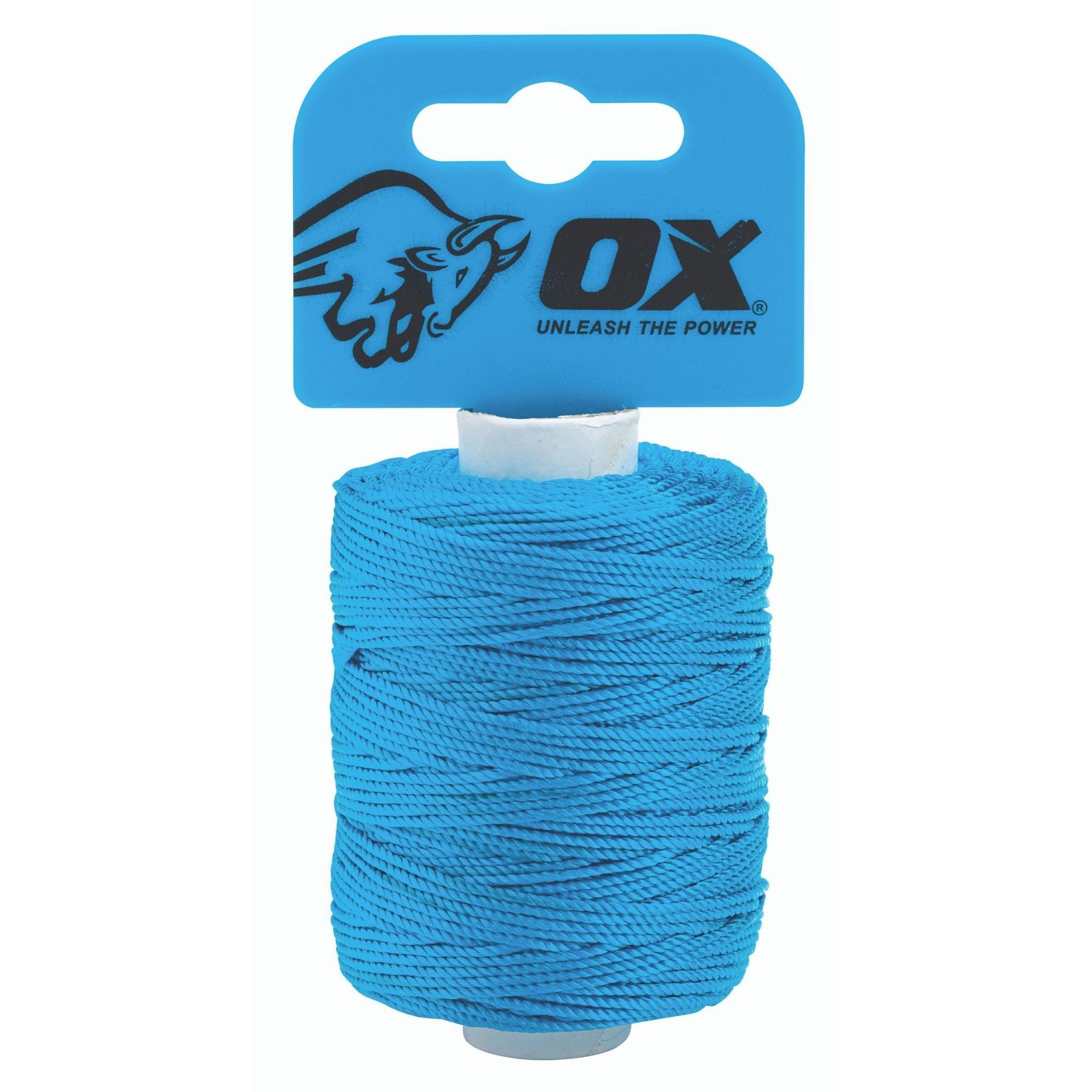 Pink Ox String Line OX Pro Nylon High Vis Builders Line 105m / 350ft - Cyan – Exo Supplies