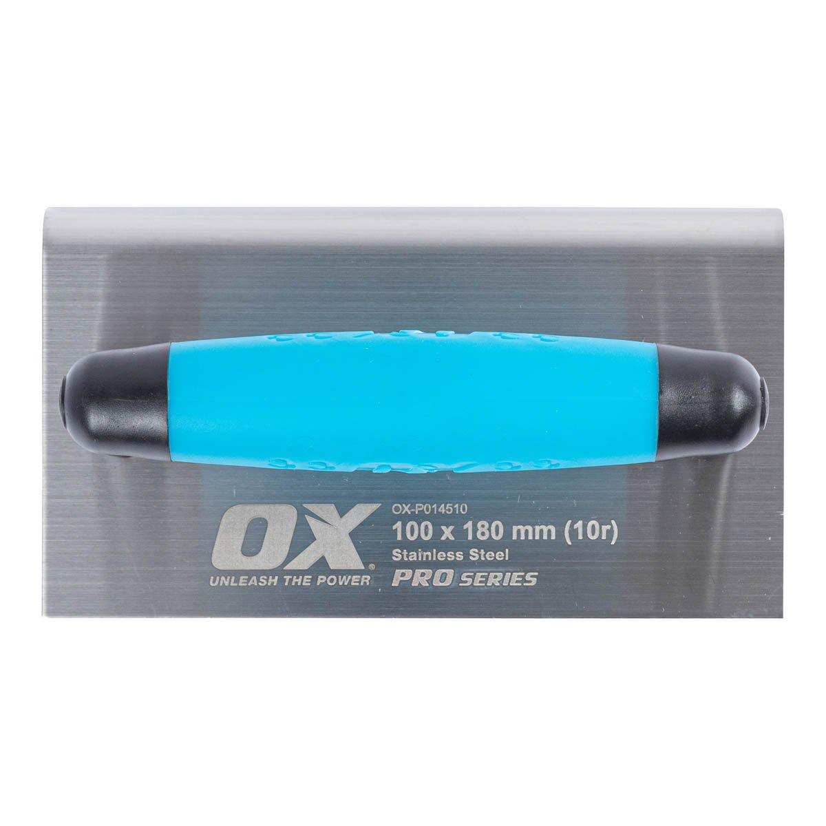OX Pro Medium Edger 100 x 180mm S/S - 10mm radius - Exo Supplies