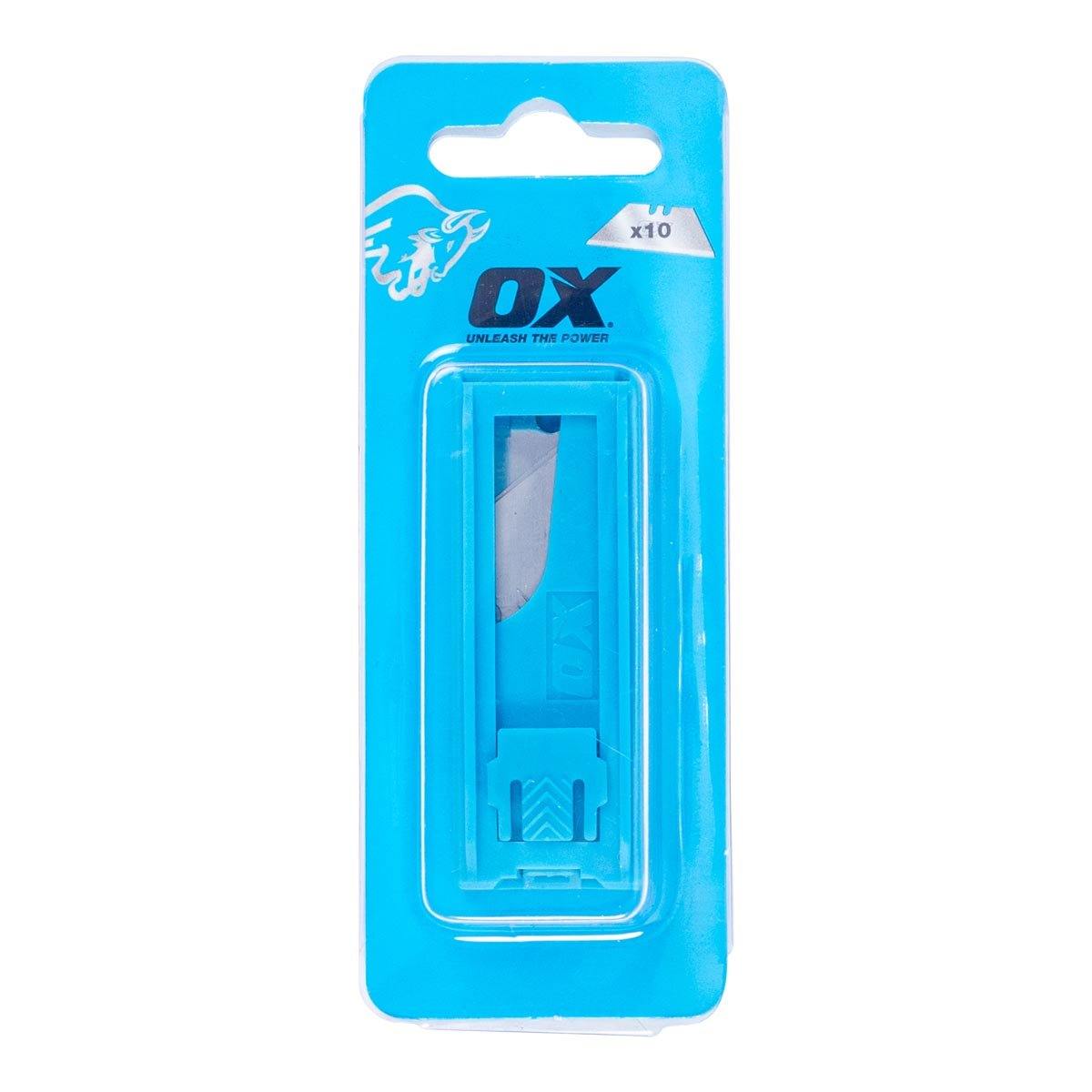 OX Pro 10 Pack Heavy Duty Knife Blades & Dispenser - Exo Supplies