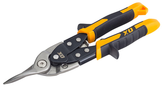 OX Pro Heavy Duty Aviation Snips Straight Cut (Yellow) - Exo Supplies