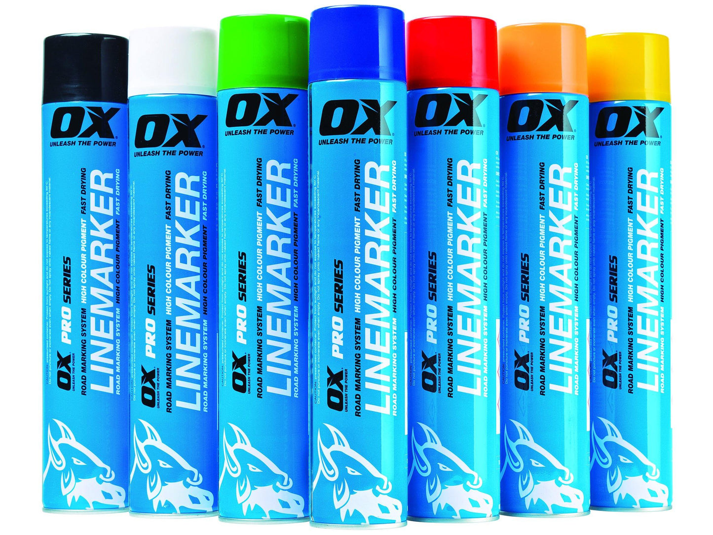 OX 750ML Permanent Line Marker Spray, Yellow - Exo Supplies