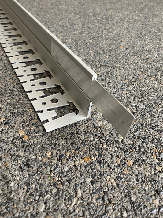 65mm - Pro Edging (2.2m) - Straight Aluminium (5)