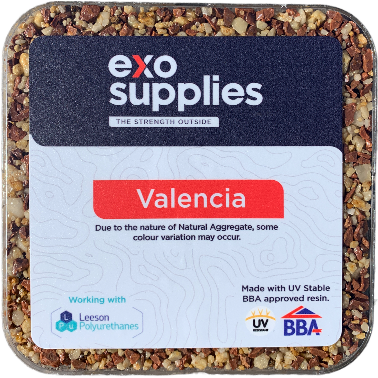Exo Valencia with BBA 7.5kg UV stable Resin