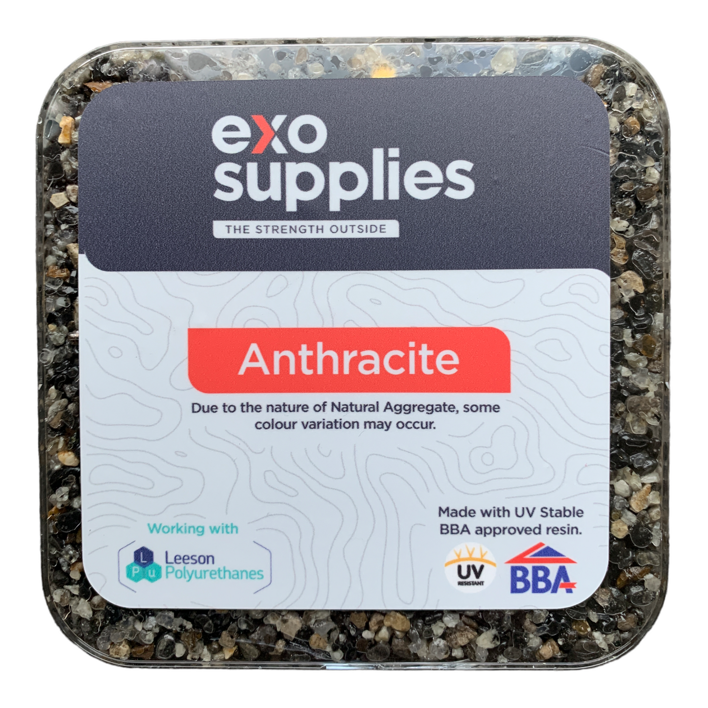 Exo Anthracite with BBA 7.5kg UV stable Resin
